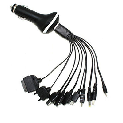 10 in 1 USB Charger Cable for Cell Phone, for iPod, for PSP, for iPhone 3G